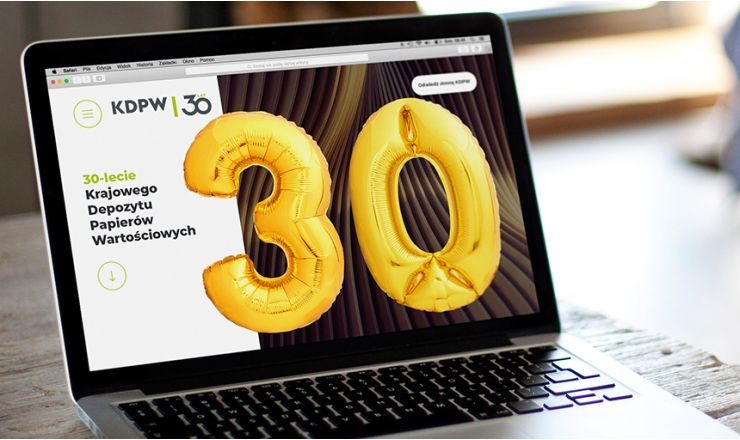 ​30 lat KDPW – rocznicowa strona internetowa - KDPW